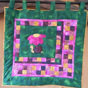 Beautiful Bugs and Buzzing Bees Wall Hanging Snail1