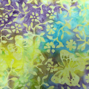 Mauve Turquoise Batik