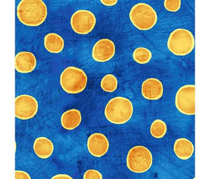 Cats P&B spots yellow blue