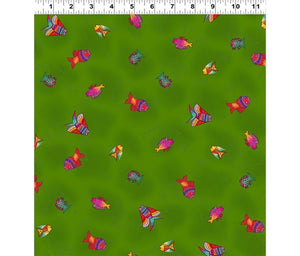 Sea Goddess Fish Green