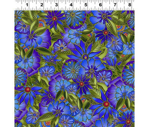 Sea Goddess Flower Blue