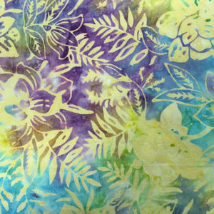 Turquoise Purple Batik