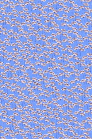 Wildlife Seedheads Blue/Mauve L30