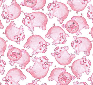 Farm Boogie Pigs White
