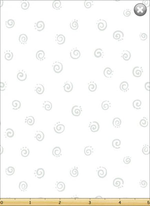 Blender Swirls White