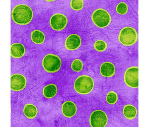 Cats P&B spots purple/green