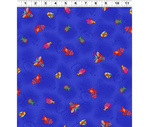 Sea Goddess Fish Blue