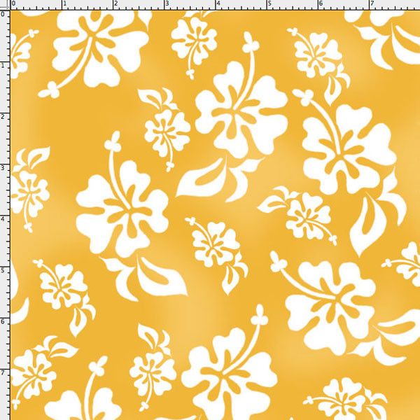 Fat Quarter Frenzy Loralie Floral Yellow Hibiscus