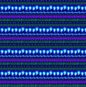 Summer Night Soiree Fairy Border Shines in the Dark