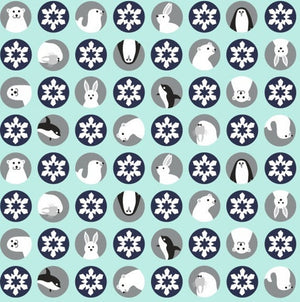 Arctic Girl Polar Animals Ice  Blue