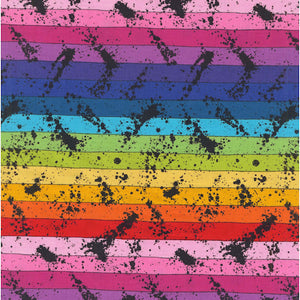 Buzzin Around Fabric Sooty Stripes