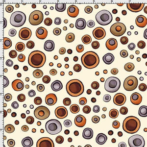 Fat Quarter Frenzy Loralie Doggy Dear Dots Bone by Loralie Designs