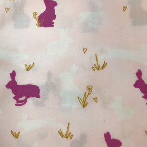 Fat Quarter Frenzy Children Rabbits Pink