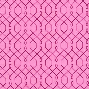 Fat Quarter Frenzy Other Lovely Lattice Pink