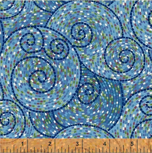 Our House Blue Swirls