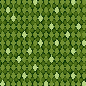 Christmas Diamonds Green