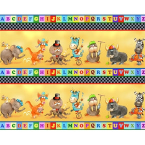 Alphabet Friends Border