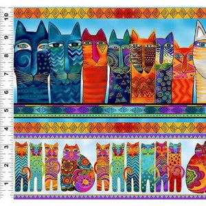 Feline Frolic Border Multi