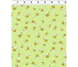 Blender Bees on Green