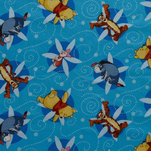 Fat Quarter Frenzy Children Winnie the Pooh Flower Swirls