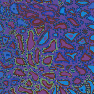 Kaffe Fassett Animal  Purple