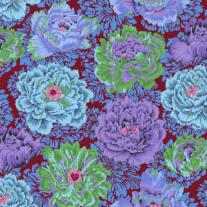 Kaffe Fassett Brocade Peony Cool