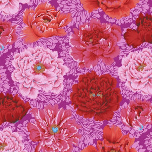 Kaffe Fassett Brocade Peony Hot