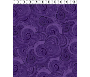 Sea Goddess Swirls Purple