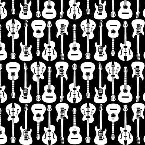 Musicality Guitars on Black