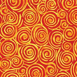 Swirls Orange/Yellow