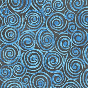 Swirls Blue