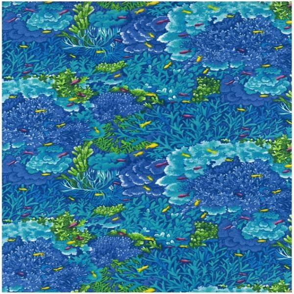 Fat Quarter Frenzy Seaside Coral Reef Nutex Coral Reef