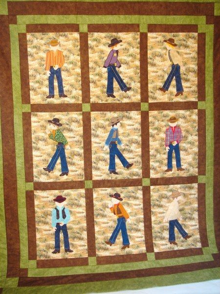 Quilt Pattern - Jamie Plays Cowboys