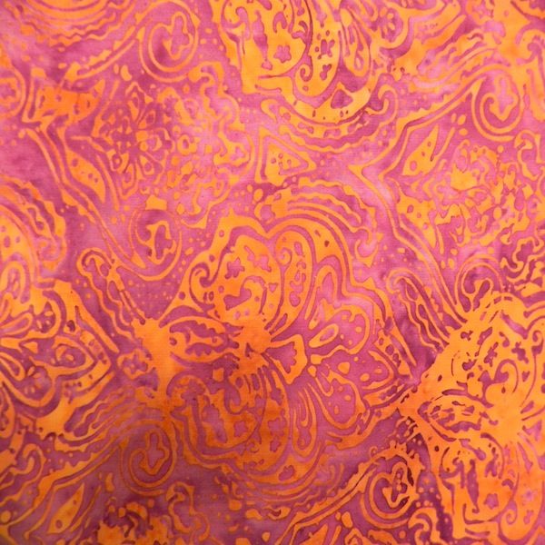 Island Batiks 20 Purple/Orange