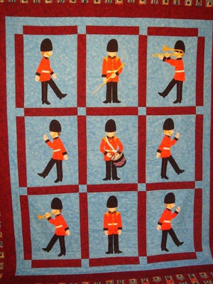 Jamie Plays Soldiers quilt Pattern1