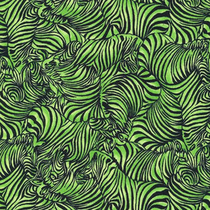 Paintbox Zebras Green