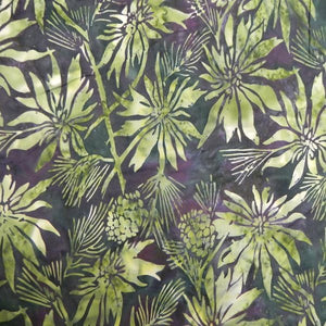 Island Batiks 06 Green Flowers1