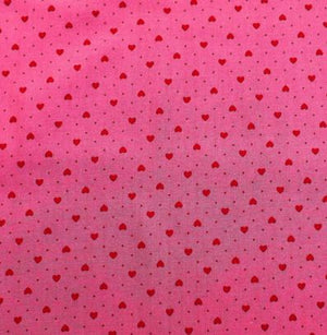 Fat Quarter Frenzy Other Makower Hearts Pink/Red