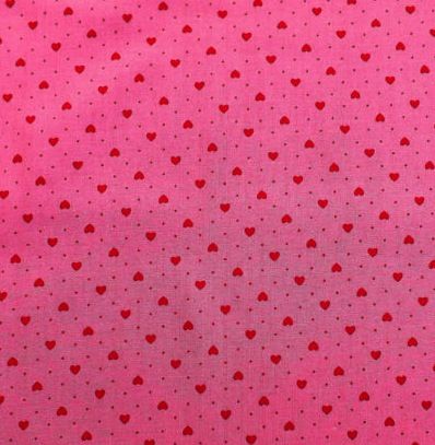 Fat Quarter Frenzy Other Makower Hearts Pink/Red