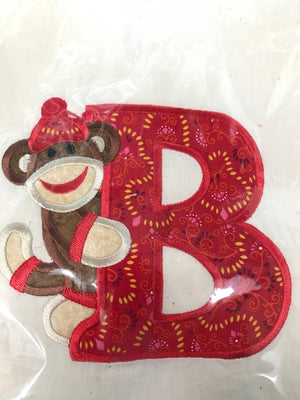 Embroidered Alphabet Bag B