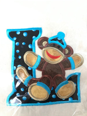 Embroidered Alphabet Bag L