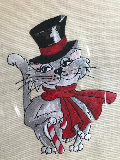 Loralie Designs Embroidery Christmas Cats 4