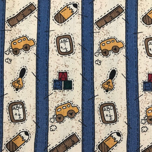 School Themed Fabric by The Whole Country Caboodle