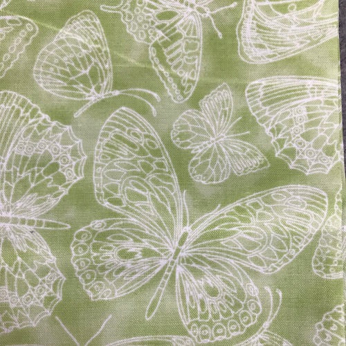 Fat Quarter Frenzy Other Lacy Lime Butterflies