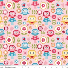Fat Quarter Frenzy Children Fine and Dandy Large Pink