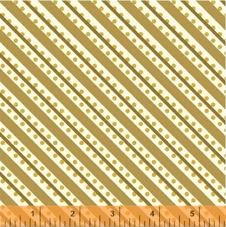 Sparkle Gold Diagonal Stripes